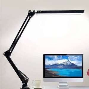 lot 13202 image: Desk Lamp with Clamp, 2 Pack