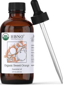 lot 13240 image: Hbno Organic Sweet Orange Essential Oil,  2 Pack