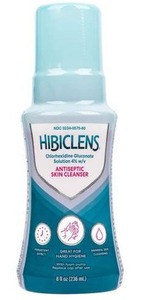 lot 13244 image: Hibiclens Antimicrobial and Antiseptic Soap and Skin Cleanser, 8 oz with Foaming Pump, 3 Pack