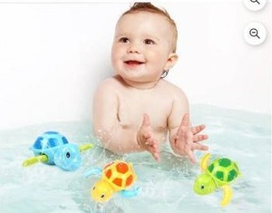 lot 13261 image: Baby Bath Toys, 3 Pack, Turtle