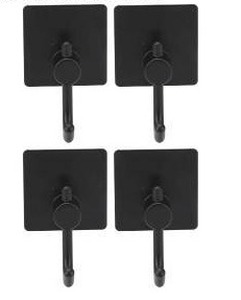 lot 13267 image: Adhesive Hook, Black