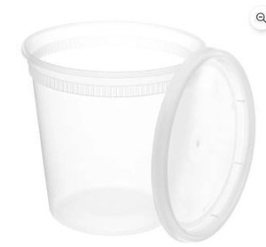 lot 13302 image: Rise 32oz Heavy Duty Food Storage Containers with Lids, 240 Pcs