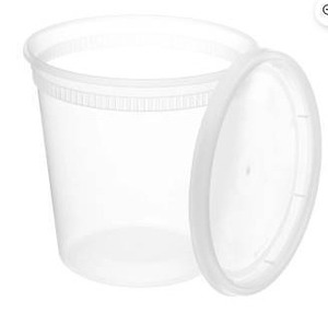 lot 13306 image: Rise 32oz Heavy Duty Food Storage Containers with Lids, 240 Pcs