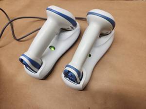 lot 34 image: Symbol Barcode Scanner Set with Charging Cradles