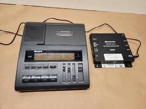 lot 58 image: Sony VSC Cassette Transcription Deck with Crestron DM Room Controller
