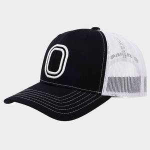 lot 1471 image: Overtime Adult Trucker 3D Embroidery Logo Baseball Hat - Black - Retail $20
