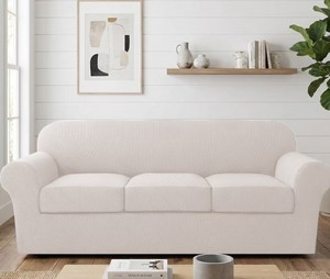 lot 1492 image: H.Versailtex Stretch Thicker Jacquard Fabric Sofa Slipcover - Retail $77