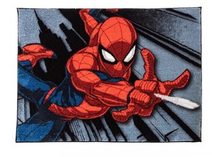 lot 1521 image: 3x5 Spider-Man Accent Rug - Retail $45