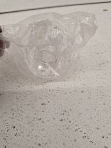 lot 13343 image: Delta H54-010 Acrylic Lavatory Faucet Handle, 5 Pack