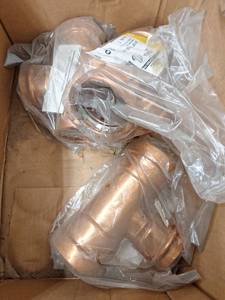 lot 13357 image: 6 Pack Copper Press Fittings