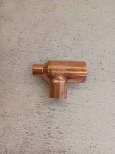 lot 13368 image: Jwsolder copper Fittings Reducing Tee