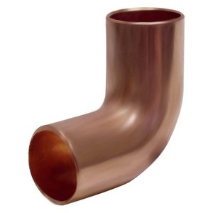 lot 13380 image: 38 inch 90 Degree WrotACR Solder Joint Copper Long Turn Street Ell  PartNo C75404 JonesS