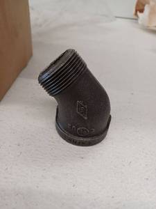lot 13426 image: 45 Degree Steel Elbow, 43 Pcs