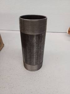 lot 13434 image: 3x8 Inch Steel Pipe Nipple, 7 Pcs