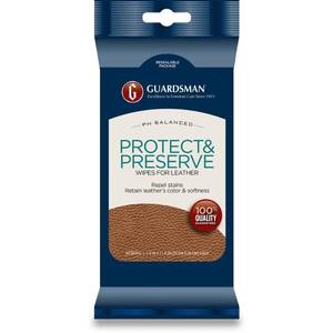 lot 12716 image: Guardsman Protect And Preserve Leather Care Wipes