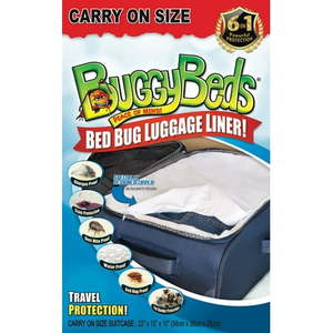 lot 12719 image: BuggyBeds Bedbug Luggage Liner