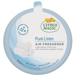 lot 12722 image: Citrus Magic Odor Absorbing Solid Air Freshener Odor Eliminating  1.80 x 5.00 x 5.00 Inch, 3 Pack