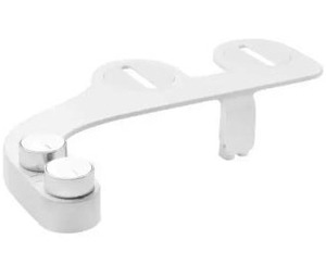 lot 12729 image: Brondell FreshSpa Comfort Non-Electric Dual Temperature Bidet Attachment in White