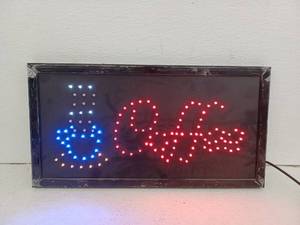 lot 12734 image: LED Wall Decor Sign