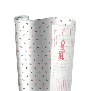 lot 12741 image: Con-Tact Brand  Vinyl Creative Covering Self-Adhesive Shelf Liner, Rosebud