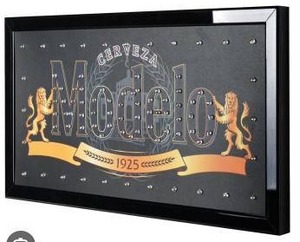 lot 12751 image: Modelo Wall Decor LED Sign
