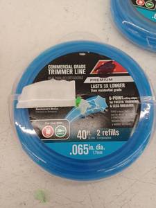 lot 12798 image: 0.065 x 40 Serrated Trimmer Line, Lot of 3 Packs