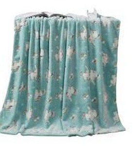 lot 12811 image: Regal Comfort Rainbow Unicorn Glow in Dark Throw Blanket 50x60