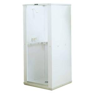lot 12877 image: Mustee Durastall Shower Stall 32x32 Standard Base, Model 68