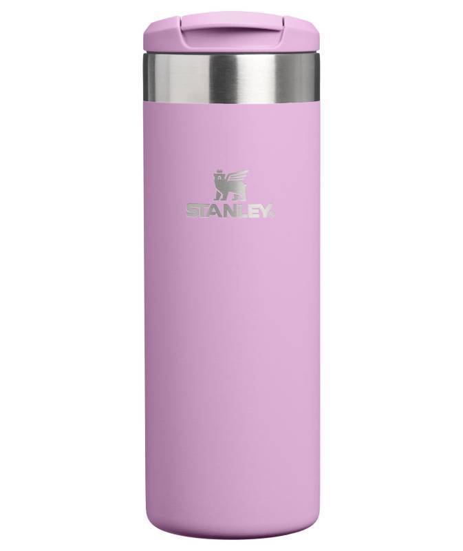 lot 56406 image: Stanley AeroLight Transit Bottle 16 oz  Locking Drink Through Lid  Leak Resistant Water Bottle or Coffee Travel Mug  Lightweight Insulated Stainless Steel  BPA-Free  Lilac - Retail $28