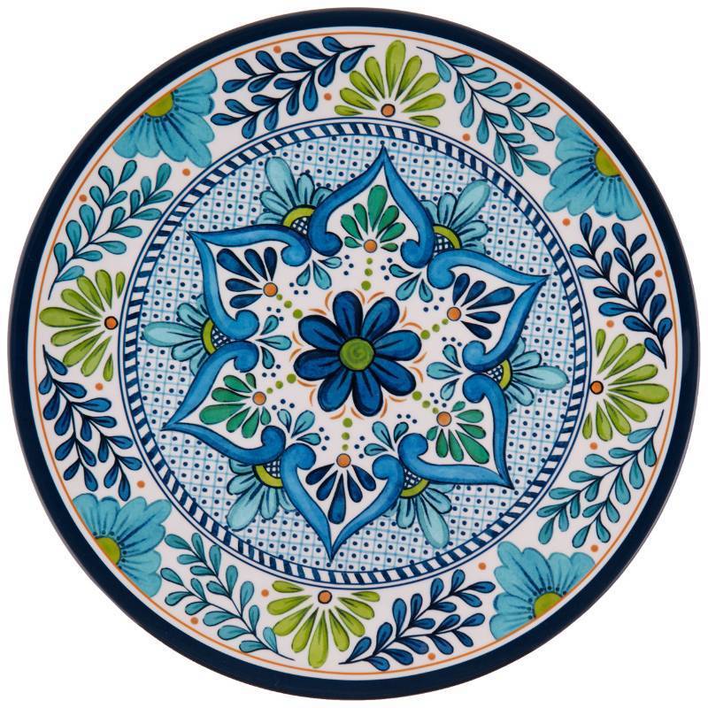 lot 56434 image: Certified International Talavera Dinner Plate 11 (450 Grams) - Retail $20