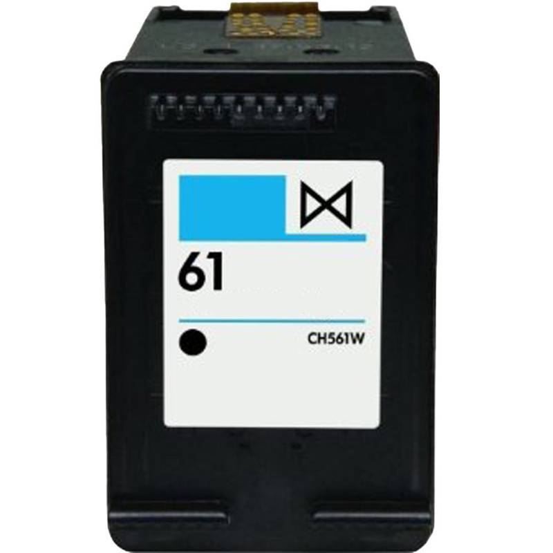 lot 62378 image: Refilled Ink Cartridge Replacement for HP 61 for Envy 4500 5530 Deskjet 1010 3050 2540 2050 Officejet 2620 Printers (1 Black) - Retail $16