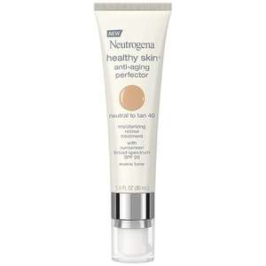 lot 45925 image: Neutrogena Healthy Skin Anti-Aging Perfector with Retinol & Broad Spectrum SPF 20 Sunscreen - 40 Neutral to Tan - Retail $14