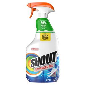 lot 2515 image: Shout Advanced Laundry Stain Remover Gel for Clothes Laundry, Breaks down stubborn, dried-in, and tough stains, 22oz Spray (Packaging May Vary)&nbsp&nbsp
