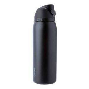 lot 2529 image: Owala 40oz FreeSip Stainless Steel Water Bottle - Very Very Dark - Retail $40