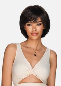 lot 2554 image: Vivica A. Fox HMB-KATE, Handmade & Hand-tied Wig, Supreme Human Hair Blend, Color P2216 - Retail $77