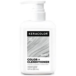 lot 2563 image: KERACOLOR Clenditioner SILVER Hair Dye - Semi Permanent Hair Color Depositing Conditioner, Cruelty-free, 12 Fl. Oz - Retail $22
