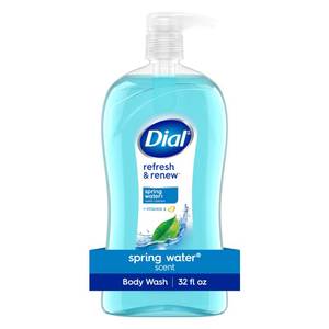 lot 2641 image: Dial Body Wash, Refresh & Renew Spring Water, 32 fl oz - Retail $7