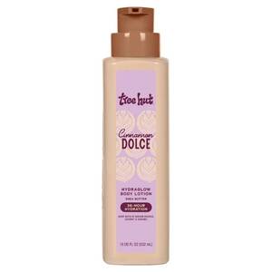 lot 2646 image: Tree Hut Hydraglow Body Lotion Cinnamon Dolce, Mothers Day Gifts, Hydrating & Moisturizing Daily Body Lotion for Soft, Glowing Skin, Lightweight Non-Greasy Formula, 18 fl oz - Retail $10