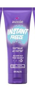 lot 2650 image: Aussie Instant Freeze Sculpting Hair Gel, Maximum Hold, No Flaking, Long-Lasting, with Jojoba Oil, Sea Kelp, Australian Aloe, Frizz Control, Citrus Floral Scent, 7 Fl Oz - Retail $15