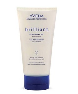 lot 2668 image: Aveda Brilliant Retexturing Gel  Medium Hold Hair Gel  Adds Shine  for Textured, Curly & Coily Hair  Jasmine, Rose, Clove Aroma  5 Fl Oz - Retail $31