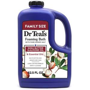 lot 2697 image: Dr Teals Foaming Bath with Pure Epsom Salt, Shea Butter & Almond Oil, 62.5 fl oz - Retail $11