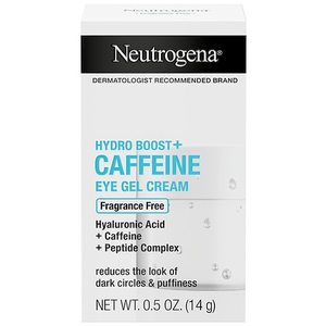 lot 2720 image: Neutrogena Hydro Boost Caffeine Eye Gel Cream  Unscented Skin Care  0.5 oz - Retail $32