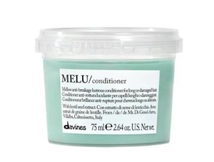 lot 2778 image: Davines MELU Conditioner, Nourishing Light Anti-Breakage Emollient Formula for Long or Damaged Hair - Smooths and Softens Split Ends Weightless with Lentil Seeds, Travel Size, 2.54 Fl Oz - Retail $17