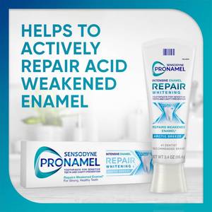 lot 2780 image: Sensodyne Pronamel Intensive Enamel Repair Toothpaste for Sensitive Teeth and Cavity Protection, Whitening Toothpaste to Strengthen Enamel, Arctic Breeze - 3.4 Ounces