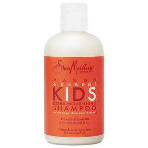 lot 2795 image: SheaMoisture Extra-Nourishing Shampoo hair care for Kids Mango Carrot with Shea Butter 8 oz - Retail $9