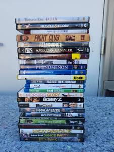 lot 106 image: Mixed DVD and Blu-ray Movie Collection Bundle 25 Films - All Discs Present