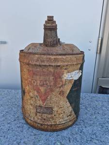 lot 112 image: Military Gas Can Jerry Can with Spout and Handle