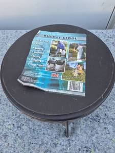 lot 117 image: Original Bucket Stool Multi-Purpose Outdoor Seat
