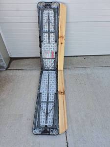 lot 123 image: Folding Camping Cot with Wood Slats