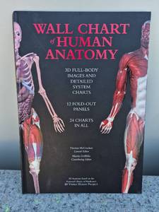 lot 133 image: Wall Chart of Human Anatomy 3D Medical Reference Book